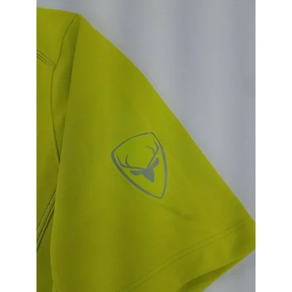 Pearl Izumi Men’s Short Sleeves 1/4 Zip Cycling Jersey Size M Neon Green B1 - Picture 5 of 12